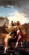 Francisco de goya y Lucientes Fight with a Young Bull china oil painting reproduction